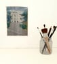 Devonport Park  Plymouth Original Mixed Media Painting on Yupo paper Mounted - Image 5