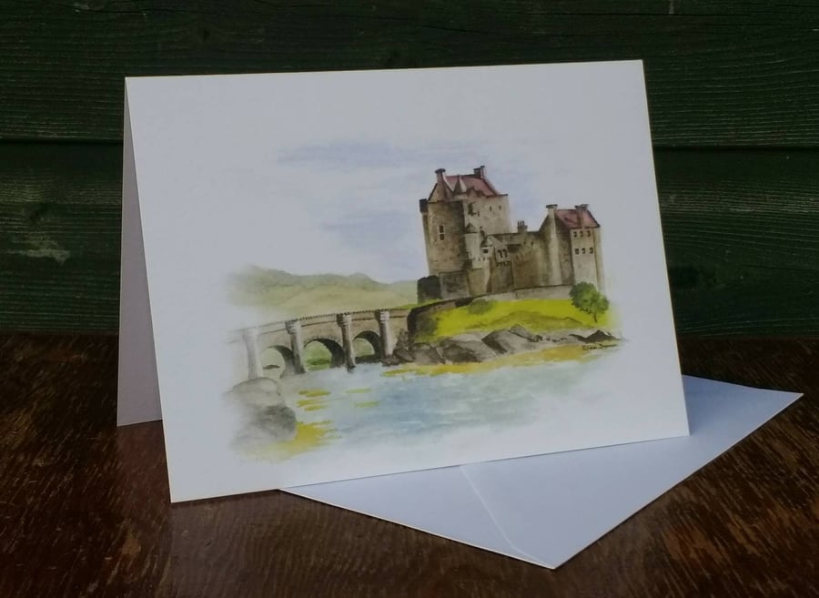 Eileen Donan Castle greetings card.