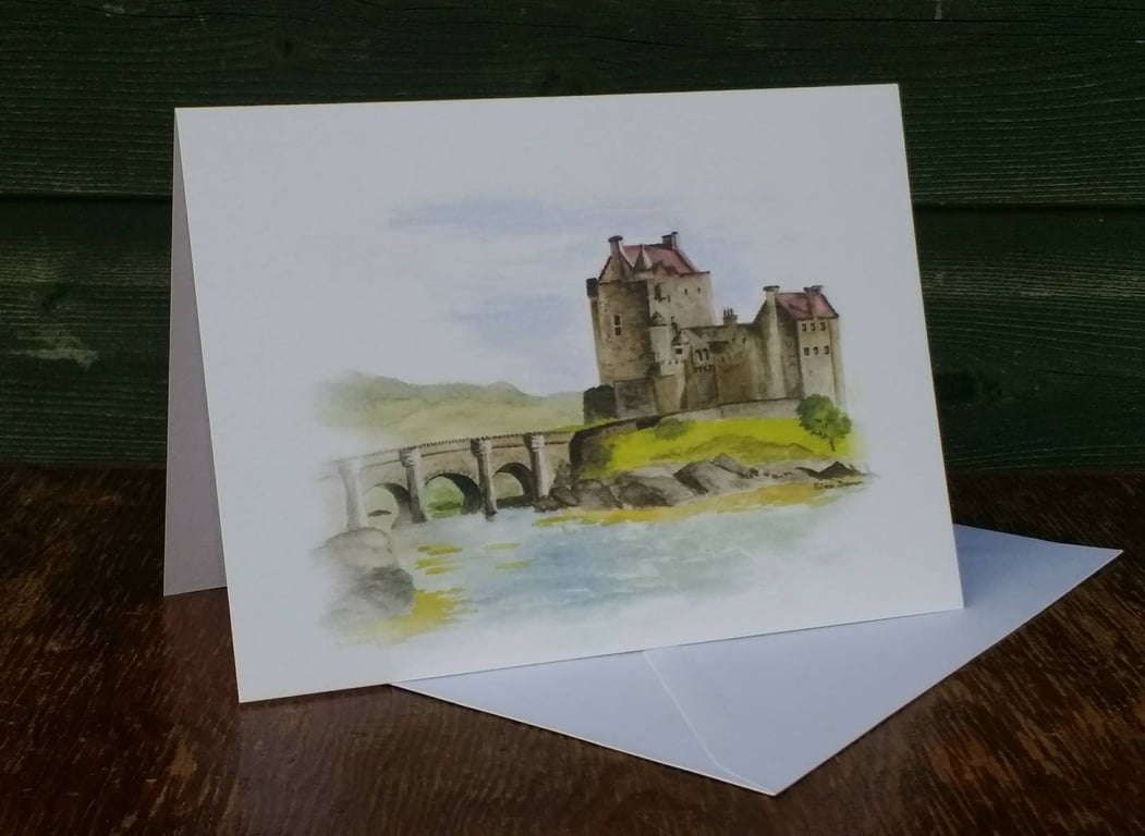 Eileen Donan Castle greetings card.