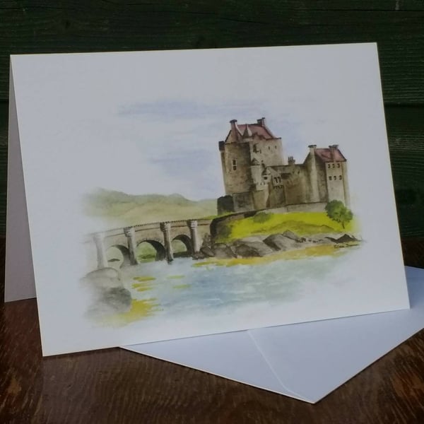 Eileen Donan Castle greetings card.
