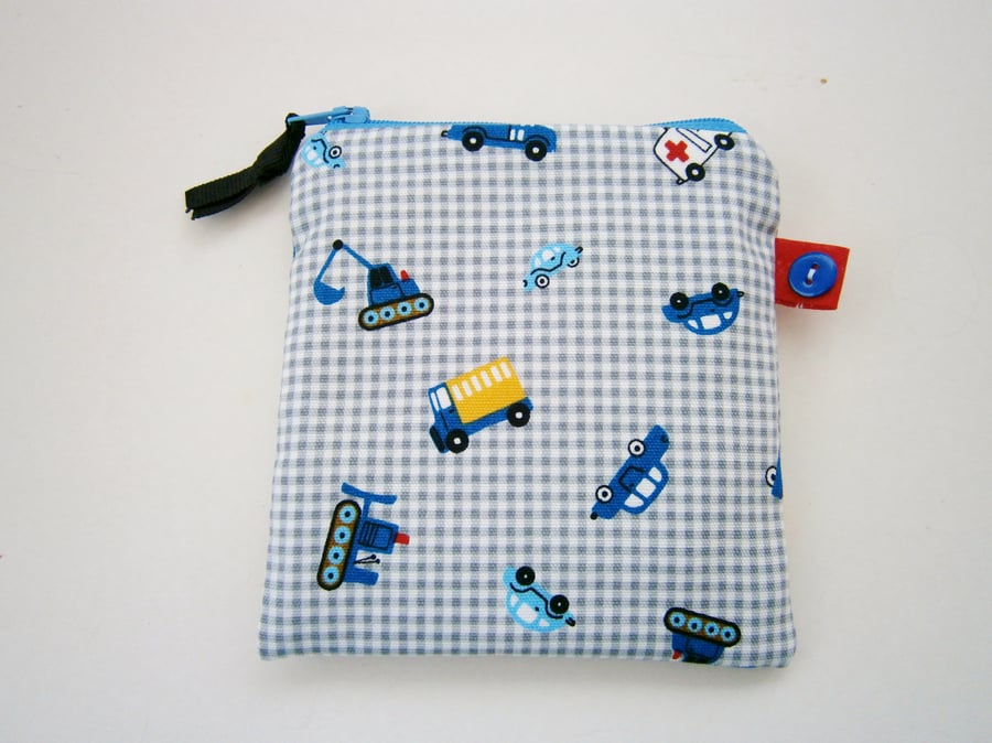 SALE Coin purse or mobile phone case perfect for boys.