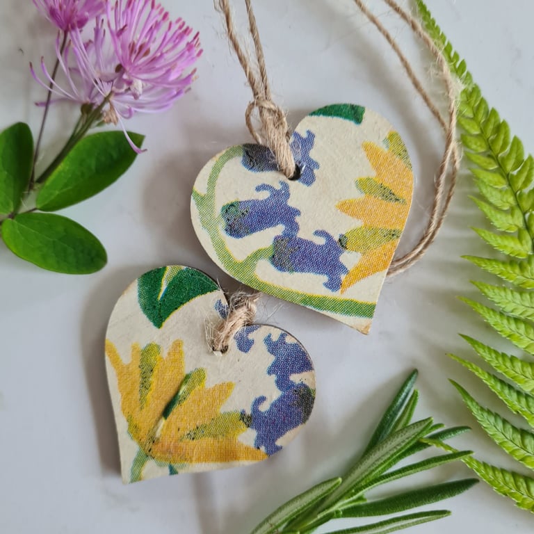 2 gift tags bluebell Emma Bridgewater design decorations