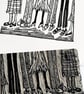 Feet in Shoes - lino print  - Image 6