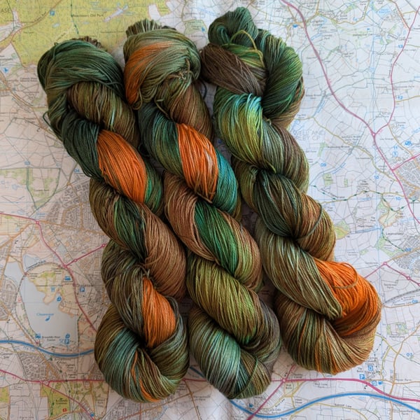 Lichen and rust :: pima cotton :: 4 ply :: 100g