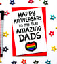 Anniversary Card For Two Dads, Gay Anniversary Card - Image 7