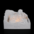 Giza Sphinx USB Lamp – 12cm 3D Printed Egypt Souvenir Night Light, Warm LED Desk