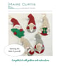 Christmas Felt Gnome Hanging Decorations Sewing Kit - Image 1