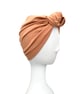 Camel Beige Head Wrap Hat, Brown HAIR TURBAN for Women, Lightweight Turban