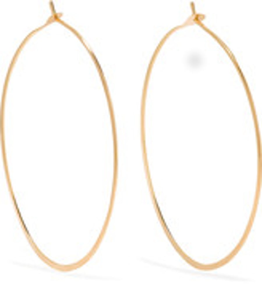 22K Gold Vermeil 30mm Hoop Earrings