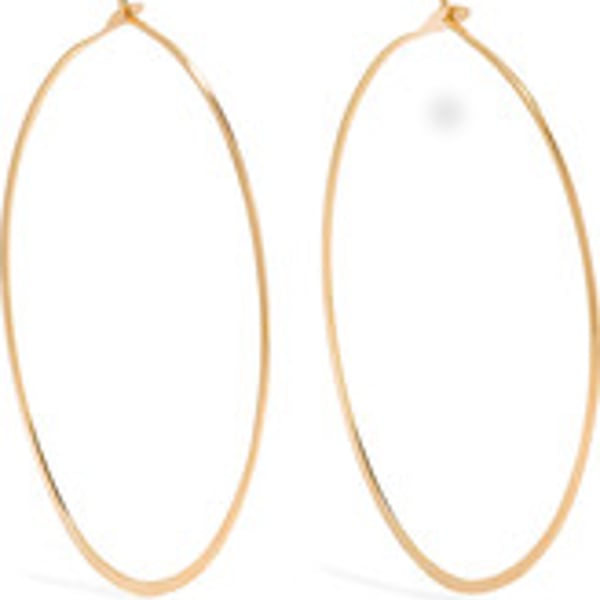 22K Gold Vermeil 30mm Hoop Earrings