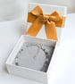 Dainty Moss Agate Gemstone Bracelet - 3mm  - Image 5