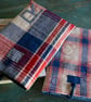 Fabric Book Sleeve with Back Pocket Handmade Small Protective Book Pouch  - Image 8