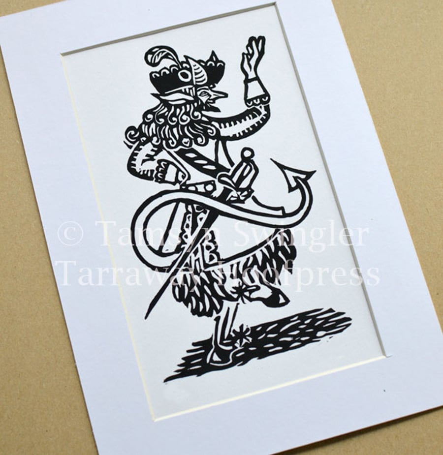 Tarraway - lino print - limited edition