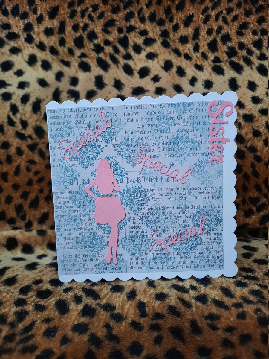 Retro Sister Birthday Card