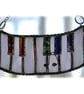 SOLD Piano Suncatcher Stained Glass  Keyboard Keys Music Handmade - Image 3