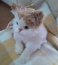 Persian Kitten, dotpebblesknits design, Knitted Cat  - Image 4