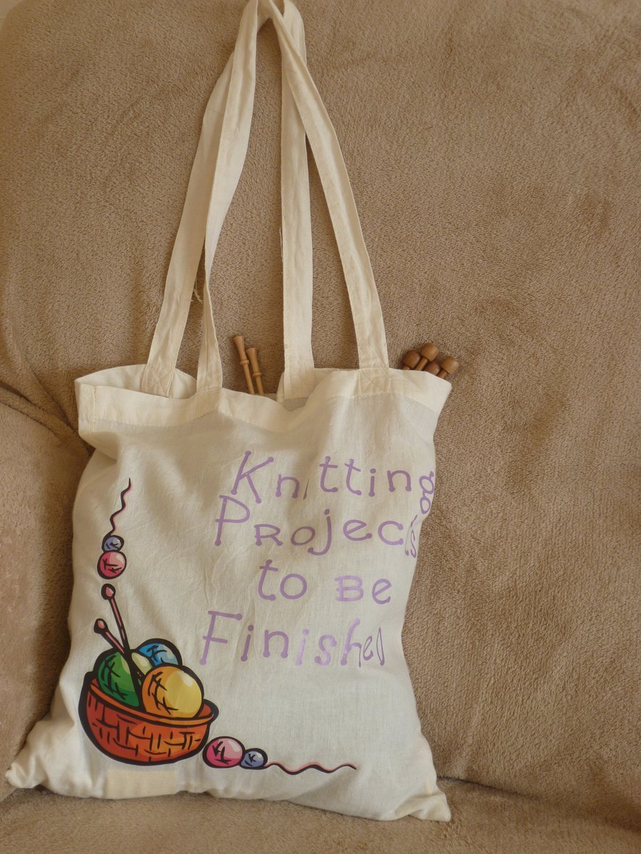 Tote - Shopping - Craft Bag - Reusable 