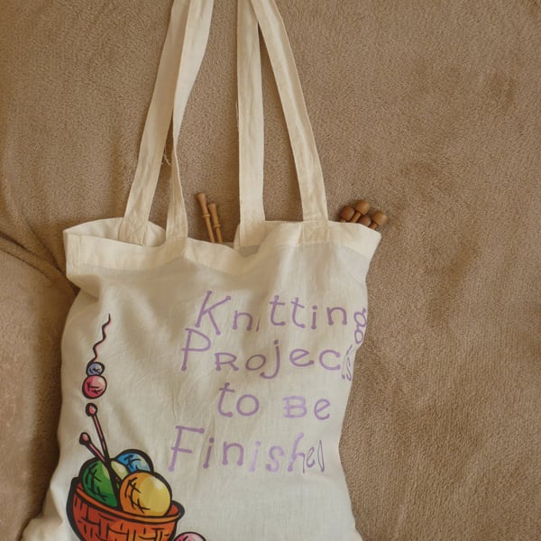 Tote - Shopping - Craft Bag - Reusable 
