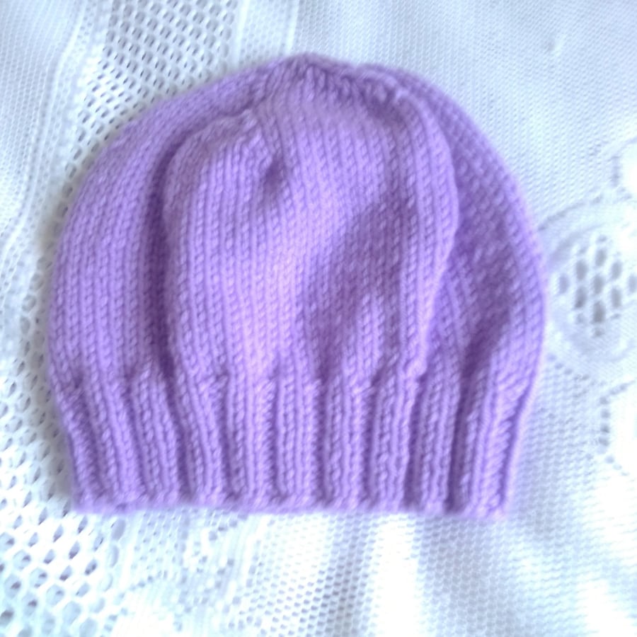 Adult Knitted Beanie Hat, Adult's Hat, Gift for Her, Adult's Knitted Gift Ideas