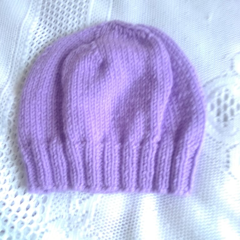 Adult Knitted Beanie Hat, Adult's Hat, Gift for Her, Adult's Knitted Gift Ideas