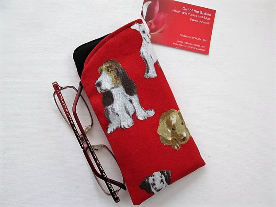 Dogs glasses case