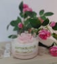Roses Scented Soy Candle Vegan Friendly Handcrafted Flower Candle Free Delivery