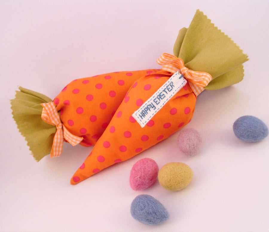 Carrot treat bag, gift bag, Easter egg hunt, Easter treat bag, party bag