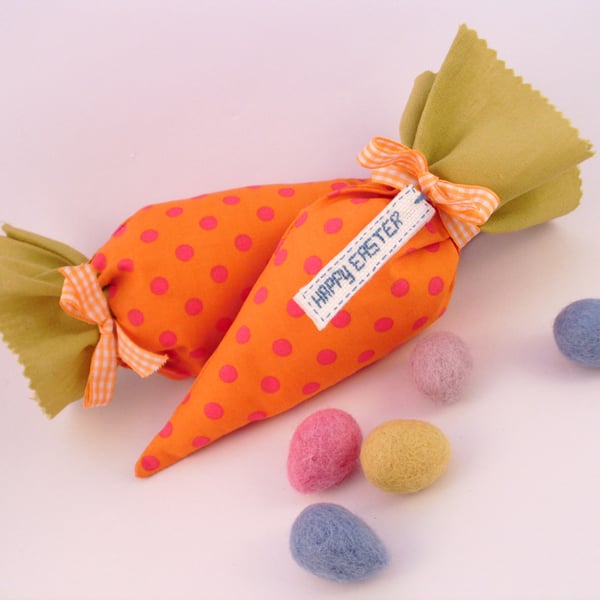 Carrot treat bag, gift bag, Easter egg hunt, Easter treat bag, party bag