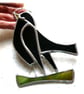 Blackbird Suncatcher Stained Glass British Bird Handmade  - Image 5