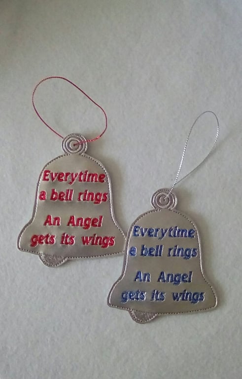 128. Angel bell hanger.