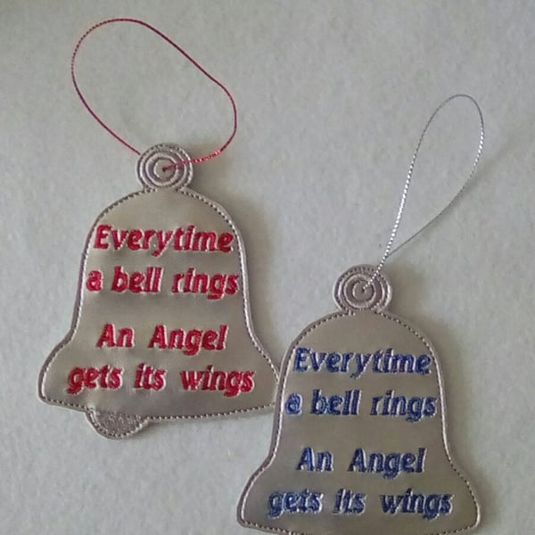 128. Angel bell hanger.