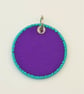 Motorhome Camper van round Keyring with button wheels - Image 3