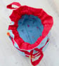 Small Drawstring Reversible Knitting or Crochet Project Bag - Image 6