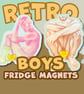 RETRO BOYS Fridge Magnets