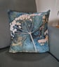 Umbellifer Seed Head Cyanotype Cushion