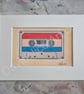 Cassette '86 Original Acrylic Painting Retro Mounted 6x4" DavidNicolArt - Image 2