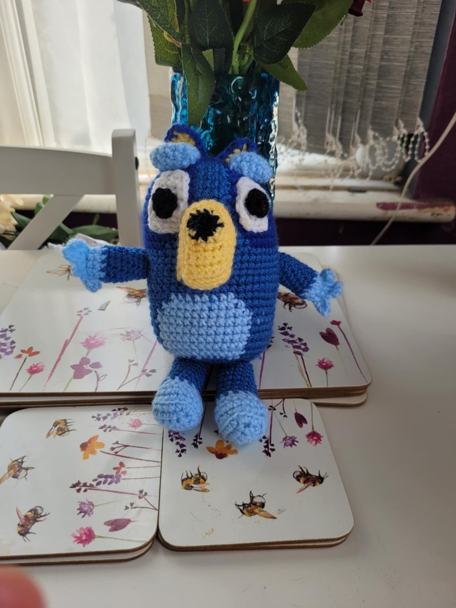 Crochet  amigurumi  bluey toy