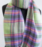 Handwoven Merino Wool Tartan Scarf - Image 7