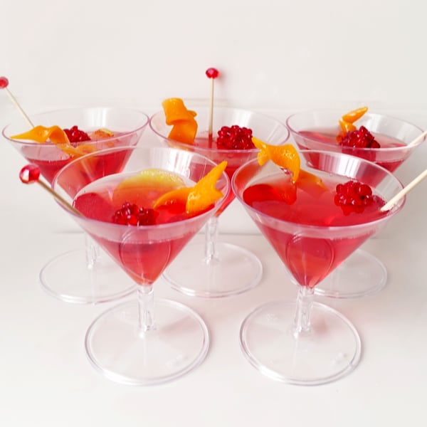  Cosmopolitan Miniature Cocktail resin topper -  Props Display Themed Events