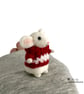 Mouse, Alfie, needle felted by Lily Lily Handmade - Image 2