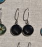 Dandelion Seed Resin Earrings, 304 Stainless Steel, Made in Scotland - Image 4