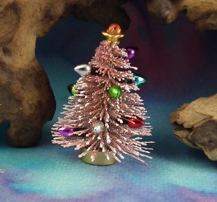 Decorated Christmas Tree by Ann Galvin Gnome Village