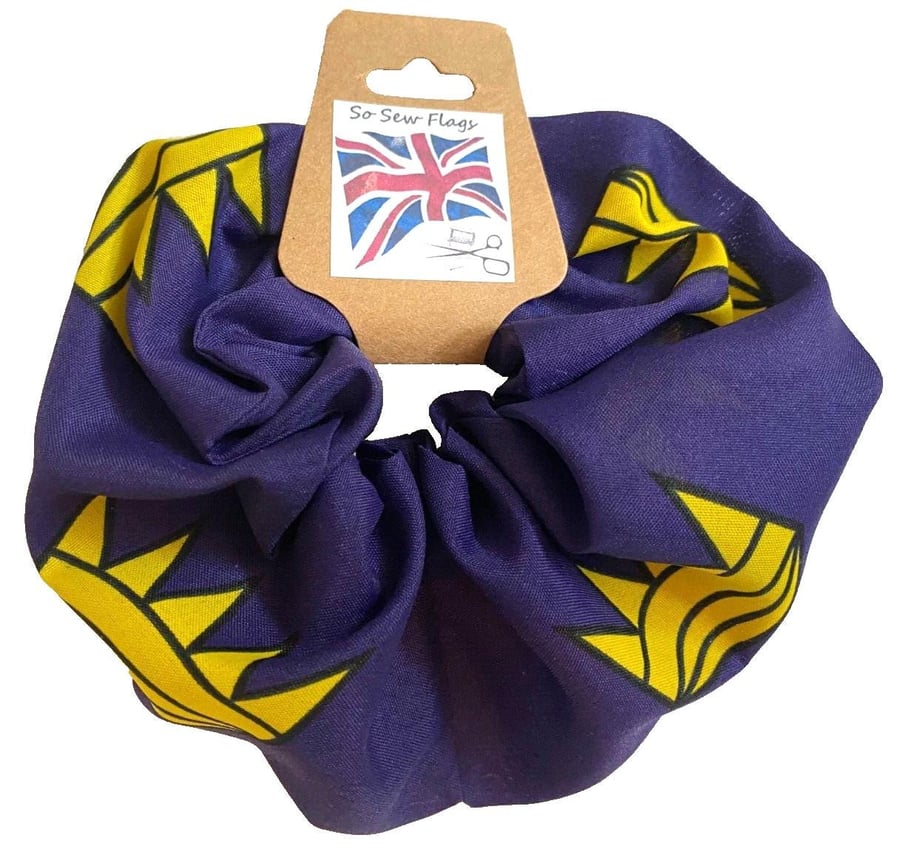 Munster Ireland Flag Hair Scrunchie Scrunchies Accessory Ties Elastic