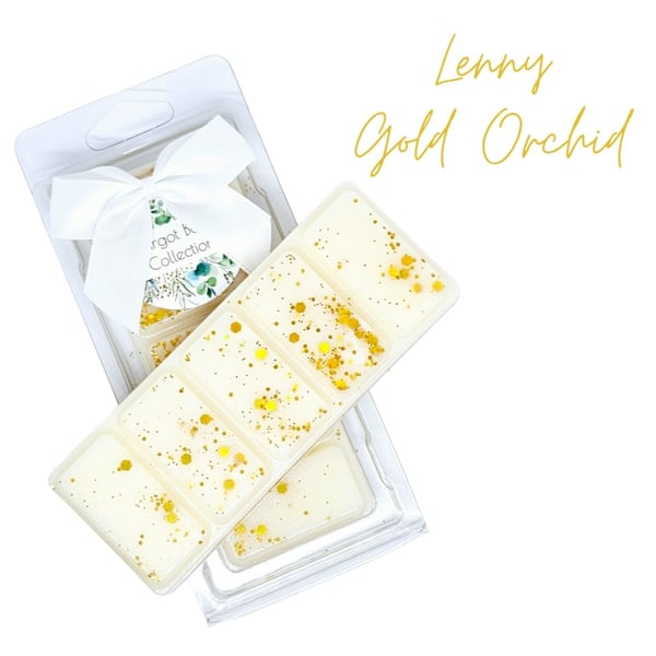 Lenny Gold Orchid  Wax Melts UK  50G  Luxury  Natural  Highly Scented
