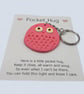 Pink Pocket Hug Owl Keyring Bag Charm - Image 4