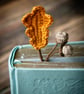 Oak Leaf Crochet Bookmark  - Image 1