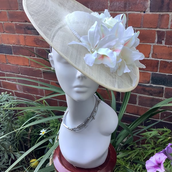 Beautiful Handmade hat, Hat for the Races, Hats for Ascot, Special Occasion Hats