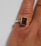 Geometric garnet ring - Image 2