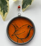 Stained glass bird Roundel 
