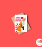 Fox Christmas Card, A6 Christmas Card, Cute Animal Christmas Card